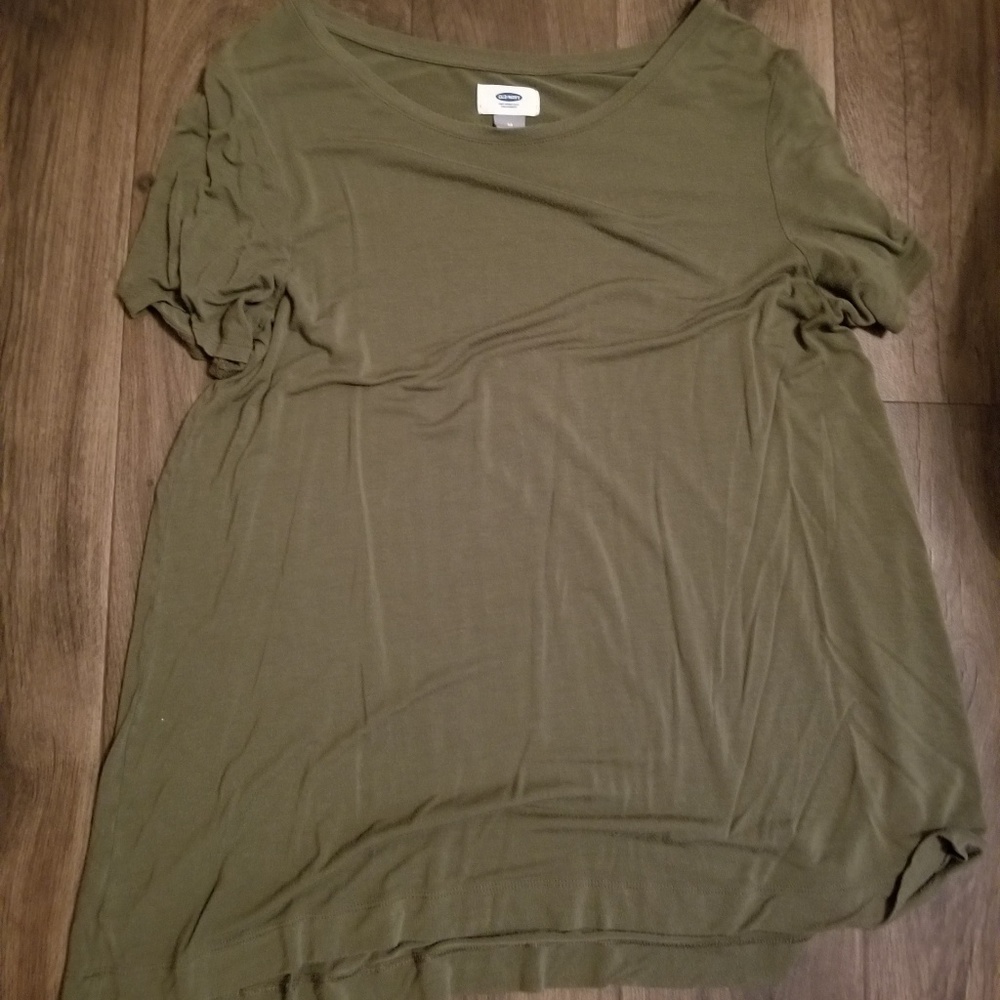 Army green shirt